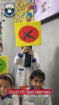 KG Class Activity Good VS Bad Manners