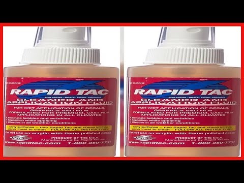 Rapid Vinyl Application Fluid For Bubble Free Wraps And Decals