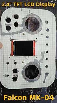 2.4" SPI Display mounted to Enclosure | Falcon MK-04 Transmitter