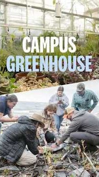 Inside SUNY Fredonia's Greenhouse