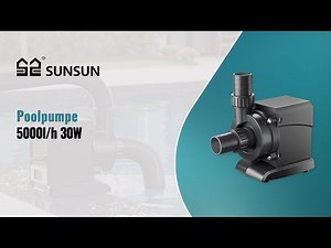 SunSun Poolpumpe 5000l/h 30W Schwimmbadpumpe – starke Leistung