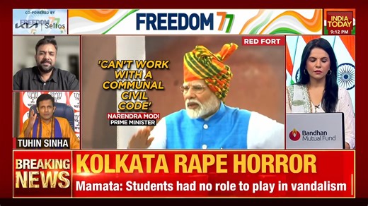 2.3K views · 11 reactions | "It was all pervasive speech and it (the speech) made his intent very clear, that he means action," says Tuhin Sinha, BJP spokesperson, on PM Modi's Independence Day speech. #NarendraModi #IndependenceDay Preeti Choudhry #NewsToday #ITVideo | India Today | Facebook