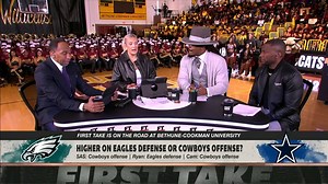 Stephen A. Smith picks the Dallas Cowboys to beat the Philadelphia Eagles this week 👀 "Remember, I want [the Cowboys] falling off a roof, not a curb." | ESPN First Take
