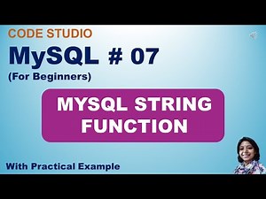 MySQL Tutorial 07: MySQL String Functions (Lower, Upper, Ltrim, Rtrim, Concat, Instr, Substring etc)