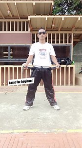 7.3K views · 192 reactions | nunchaku tutorial slowmotion double spinning/striking no.4 basic technique for beginner #nunchaku #tutorial #shortvideo #nunchakufreestyle #martialarts #fyp #Respect #everyone #reels #fbreels #reelsvideo #shoutout #FacebookContestReels | Alexander E Felonia | Facebook