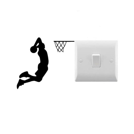 Basketball Slam Dunk Decal- Basketball Gifts - Car Decal - Laptop Sticker - Water Bottle Sticker - Scrapbook Accessories - Etsy UK