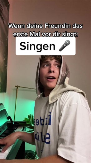 Das erste Mal singen: Ein süßer Moment