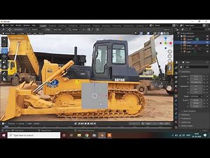 How to make Dozer in blender