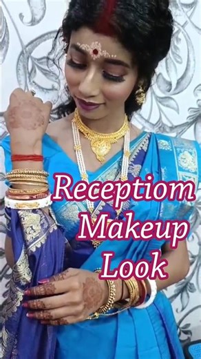 Reception Bride Booking your spacial day #makeuptutorial #makeupartist#viralvideo#makeup#reception