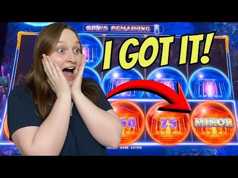 Her First Time On Deep Sea Magic Slot...She Hit A JACKPOT!