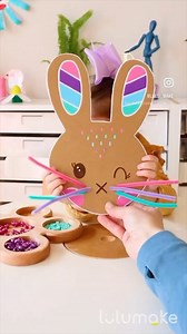 124K views · 829 reactions | Practice Fine Motor Skills with this Bunny Craft  | LuluMake | Facebook