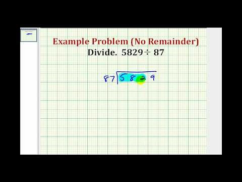 Example: Dividing Whole Numbers without a Remainder