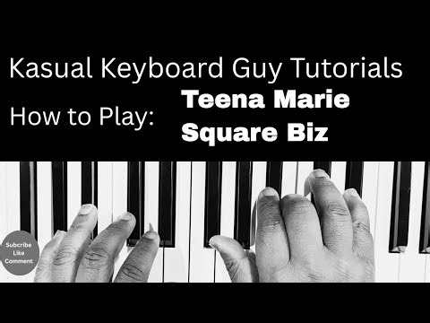 Play Teena Marie's Square Biz on Piano