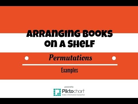 How many different ways to arrange books on a shelf. Permutations