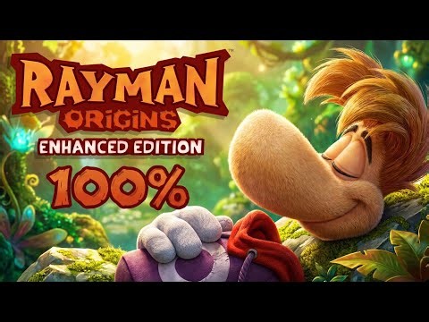 Rayman Origins - Full Game 100% Walkthrough [4K]