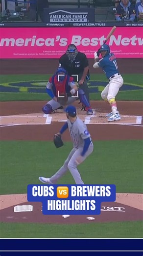 Secured the dub in [W]isco 😌 #cubs #highlights #cubswin | highlights