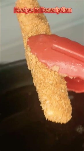 Easy 5-minute Mozzarella Cheese Sticks 🧀 #recipe