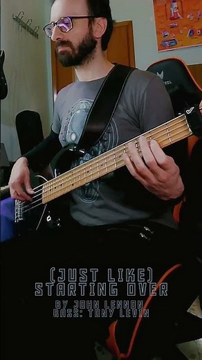 John Lennon - (Just Like) Starting Over (bass by Tony Levin)