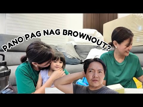 NAG HAHANDA NA KUNG SAKALING MAG BROWNOUT + HAUL | AustriaFamilyVlogs