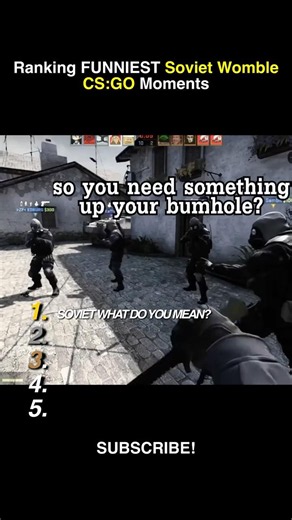 Ranking FUNNIEST Soviet Womble CSGO Moments PART 3 #csgo #cs2 #csfunnymoments #csgofunny #cs2funny