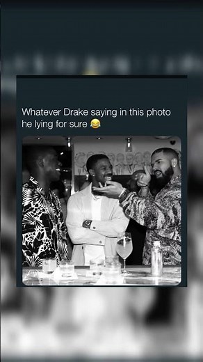 Whatever Drake is saying in this photo #drake #shortfeed #shorts