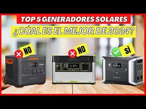 TOP 5 PORTABLE SOLAR GENERATORS FOR 2024 ⚡ DON'T BUY WITHOUT WATCHING THIS VIDEO!