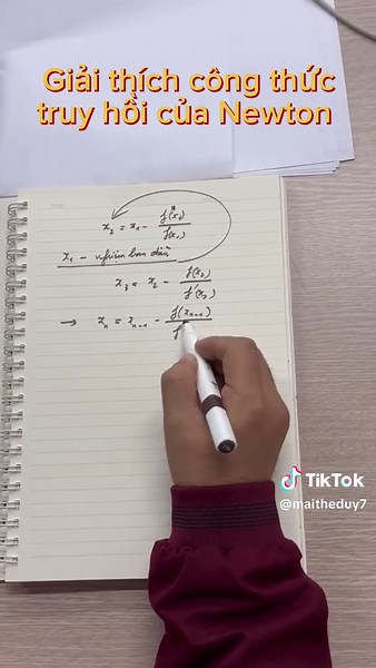 Công Thức Truy Hồi Newton Trong Giải Tích