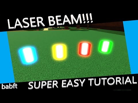 Easy Laser Beam Tutorial in babft (1k sub :D)