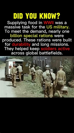 How the US Produced 1 Billion Rations in WWII