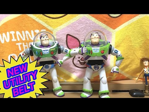 【New Utility Belt】Mattel "Turbo Glow Buzz"&ThinkwayToys "ToyStory Collection" New Utility Belt Buzz!