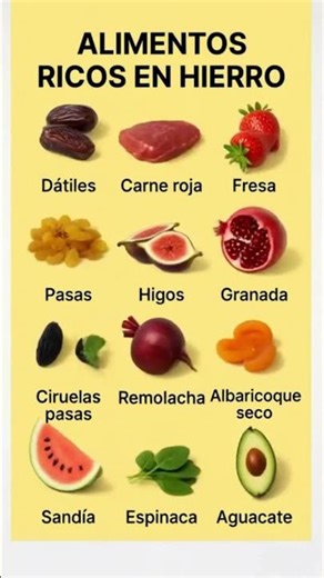 ⚠️ Estos alimentos pueden ayudarte a combatir la anemia naturalmente