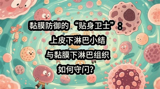 黏膜防御的 “贴身卫士”：上皮下淋巴小结与黏膜下淋巴组织如何守门？