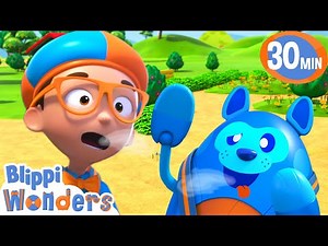 Blippi Learns All About Burping! | Blippi Wonders Educational Videos for Kids
