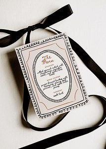 Halloween Menu Template for Gothic Wedding Theme, Printable Fall Dinner Party Menu, Editable Hand Drawn Vintage Autumn Design, Black Orange - Etsy Canada