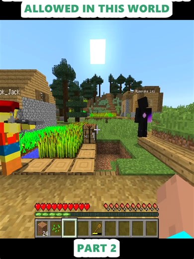 Minecraft Challenge: No Jumping Allowed Gameplay