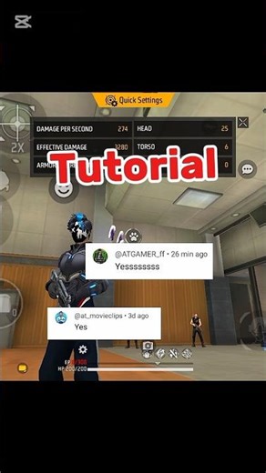 UMP Scope Hadshot Tutorial #freefire #shortsfeed #foryou