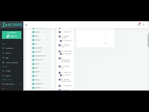 Trex Panel Overview IPTV Server