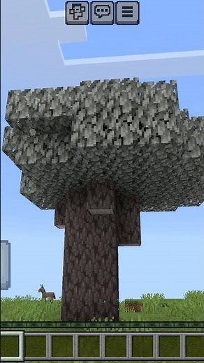 How to grow a pale oak tree! #minecraft #gaming #tree #bonemeal