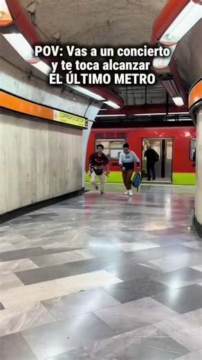 Adrenalina de alcanzar el último metro en CDMX