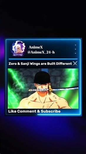 Zoro & Sanji Wings are Built Different ⚔️ #onepiece #zoro #sanji #animeedit #shorts