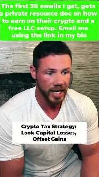 Crypto Tax Loopholes: LLC, XRP & Capital Gains Explained #shorts
