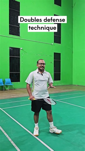 Doubles defense technique!🏸