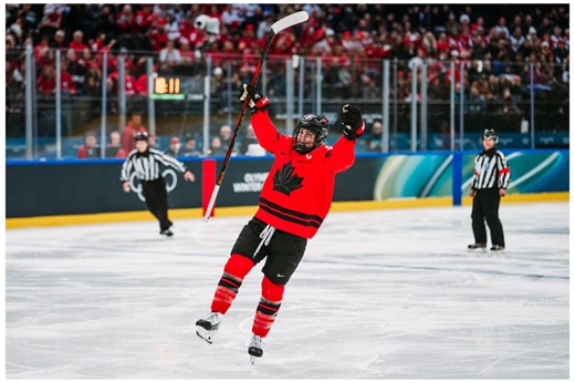 Salomon Micko Benrimoh | And then there was one 🇨🇦# Marie-Philip Poulin becomes the all time goalscorer in Olympic women’s hockey as Canada beat Switzerland 2-1 in... | Instagram