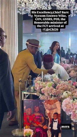 Nyesom Wike & entourage at Justice Chioma Nwosu-Iheme's son's wedding.