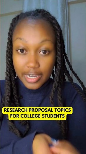 Research Proposal Topics for College Students