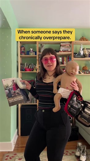 In an emergency, the ‘I packed everything just in case’ friend is the one you want showing up. Learn how to do CPR and first aid by taking a class and be that friend in nearly any situation. 😎 #CPR #FirstAid #LearnCPR #BePrepared #SpyKids