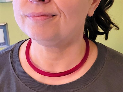 Eternity Collar 6mm Translucent Red - Etsy