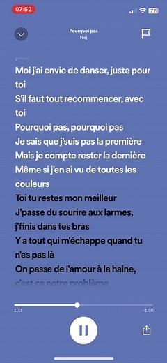 Pourquoi Pas - NEJ : Paroles et Émotions