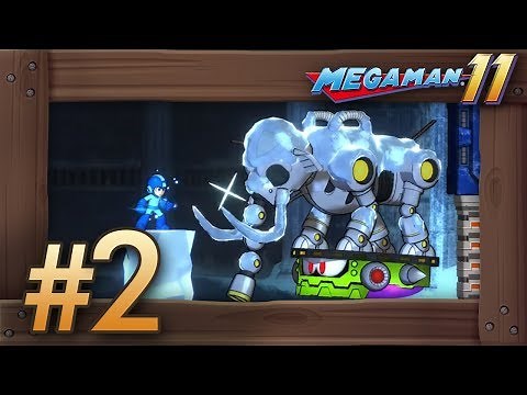 Mega Man 11: Walkthrough Part 2 - Tundra Man & Torch Man (Switch Gameplay)