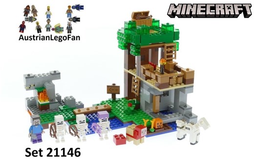 乐高 21146 我的世界 骷髅的攻击